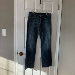 7 For All Mankind Indigo Straight-Leg Pants